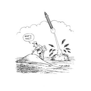 	Iraqi missiles, Cartoonists  & Writers  Syndicate	